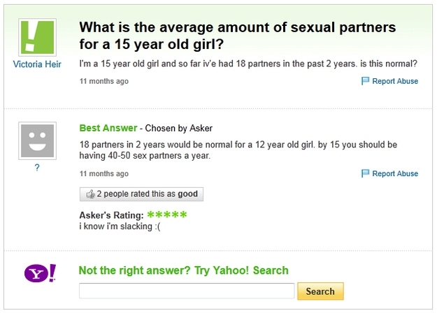 21 Yahoo Answers That Are Too Clever For Their Own Good