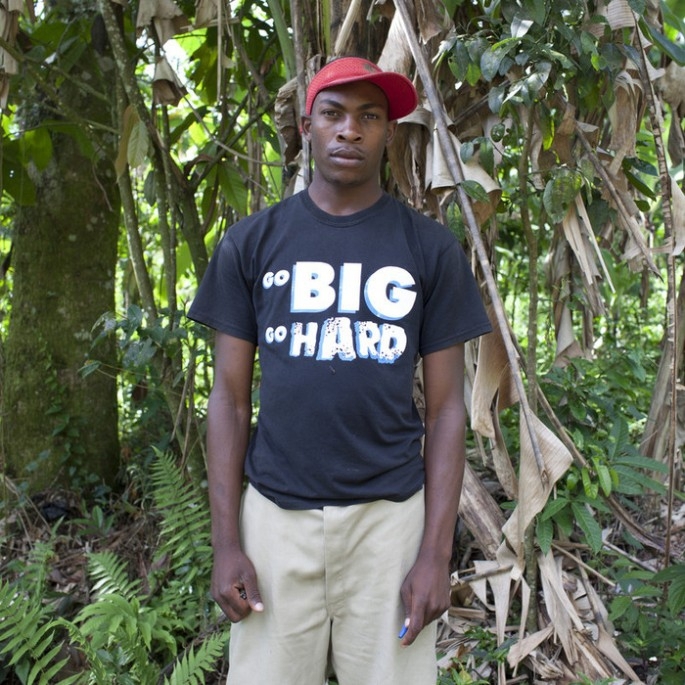 Tacky American t-shirts worn in Haiti 