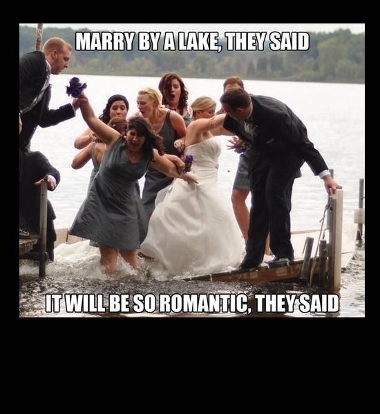 Marriage at the lake 
