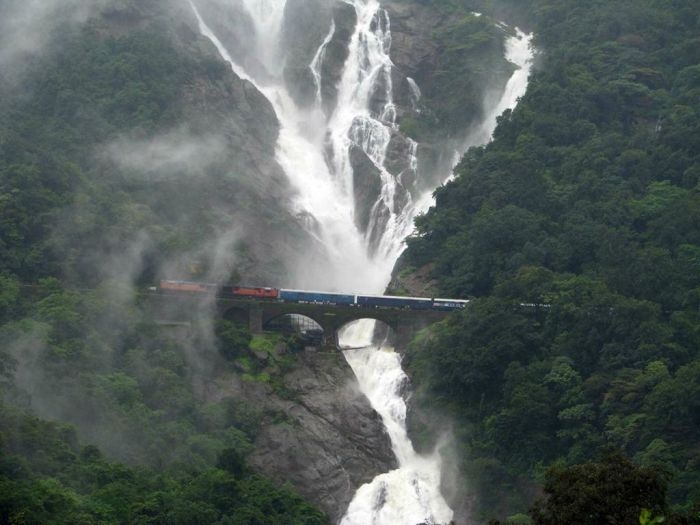 Railroad Bridge Near Dudhsagar Falls 