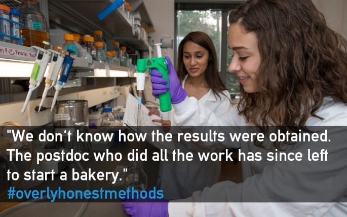 Scientists explain their processes with a little too much honesty