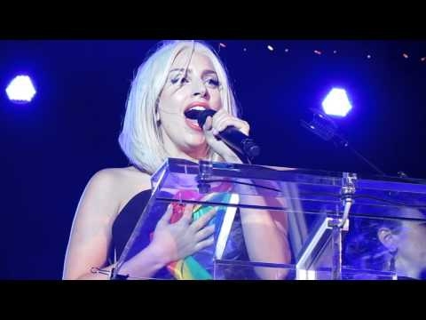 Lady Gaga in NYC Pride With a Speech on Her Lips & A Song in Her Heart 