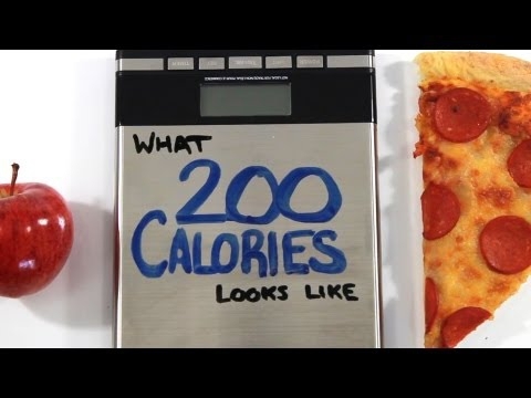 How much is 200 calories of different foods and what does it matter? 