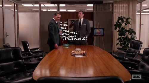 Mad Men Season 6 Screenshots With Things Hilariously Written On Them