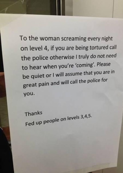 Dear Woman On Level 4 