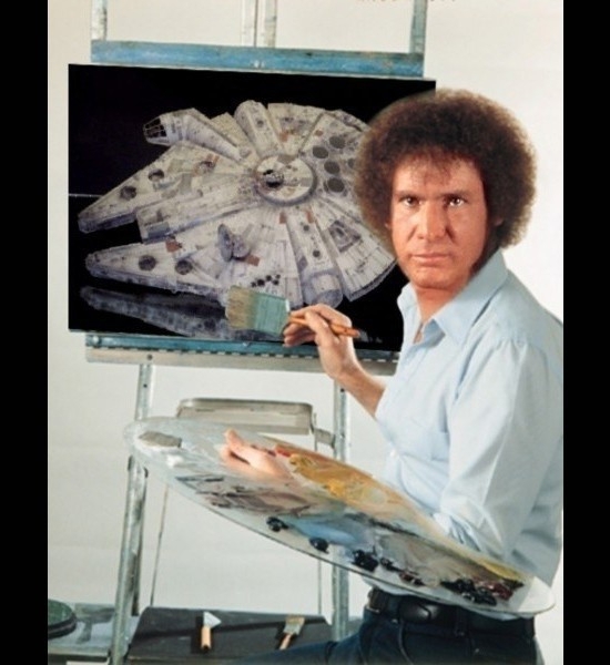 Harrison Ford, Star Wars Painting 