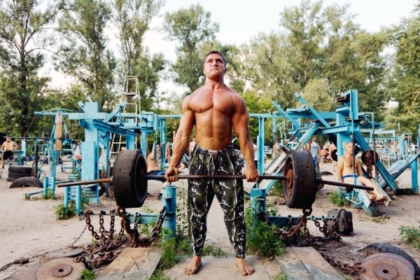 This Ukrainian Outdoor Gym Is Made From Scrap Metal 