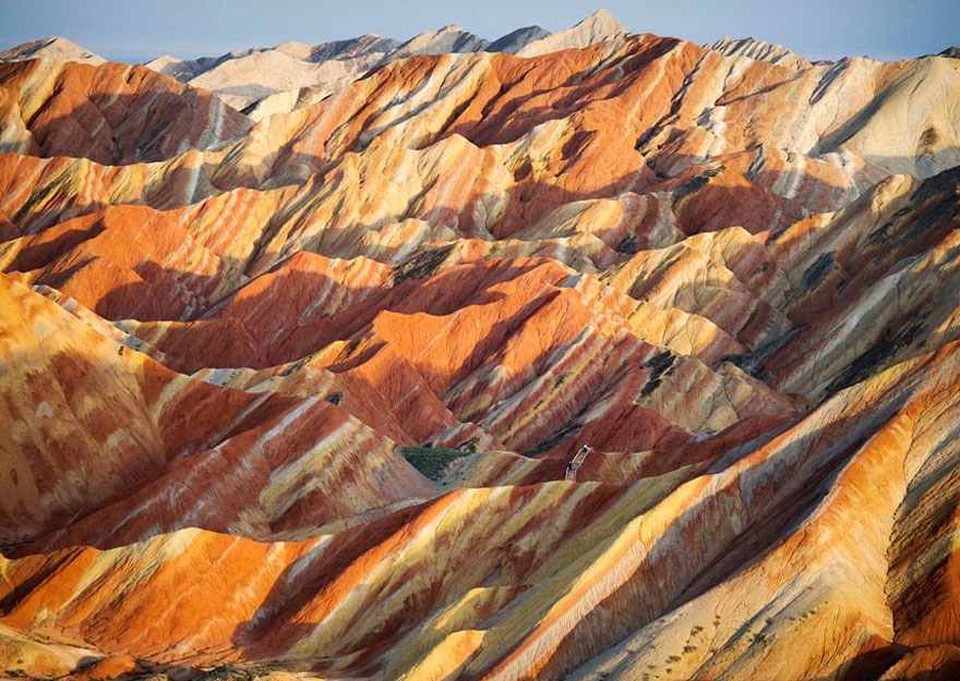 Incredibly Colorful Rock Formations in China