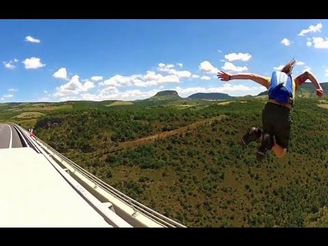 Man BASE Jumps Off Bridge From MOVING VAN - eleMENTAL Ep. 1 