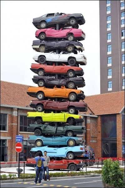 Old Cars Tower in China
