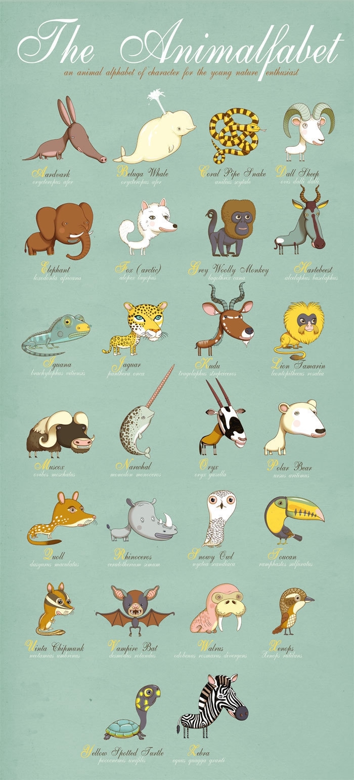Playful Posters Feature Animals Around the World 