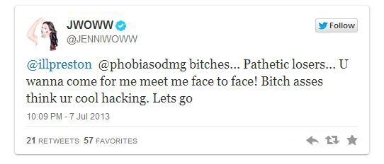 Jenni ‘JWoww’ Farley Goes Gangsta After Being Hacked on Twitter