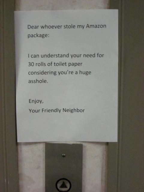 20 Angry Notes From Victims of Theft 