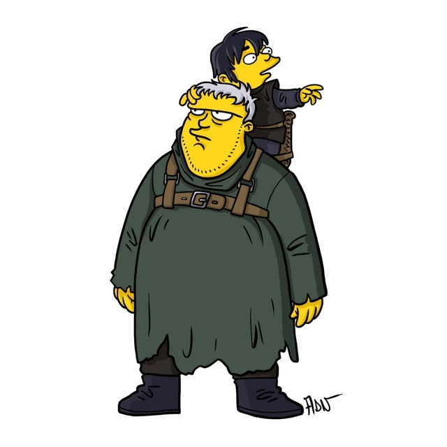 GAME OF THRONES Characters Get SIMPSONS Style Makeover