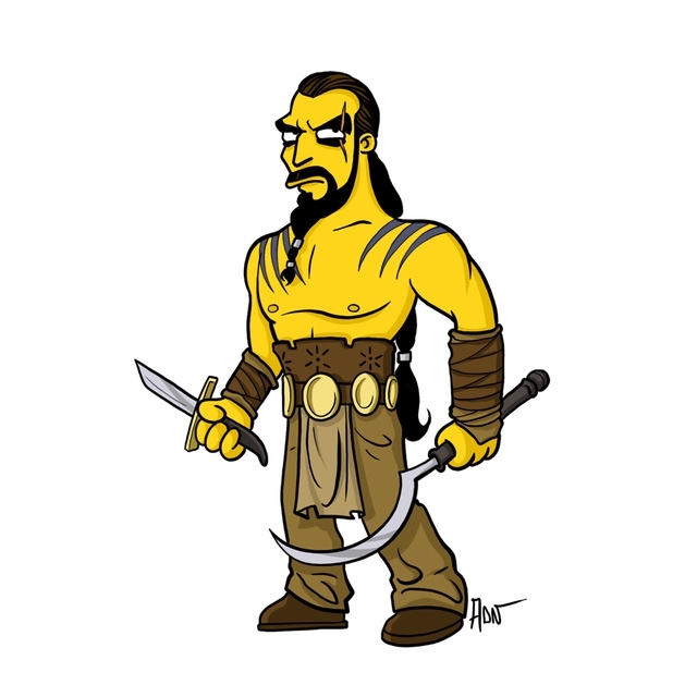 GAME OF THRONES Characters Get SIMPSONS Style Makeover