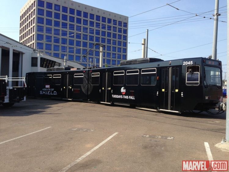 SDCC 2013: AGENTS OF S.H.I.E.L.D. Take Over San Diego Trolleys