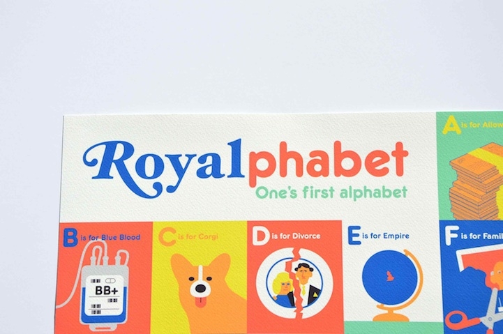 Hilarious Royal Alphabet Poster 