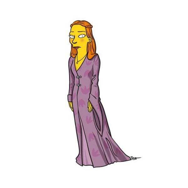 “Game of Thrones” Characters Get a “Simpson’s” Makeover 