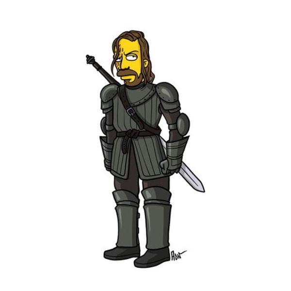 “Game of Thrones” Characters Get a “Simpson’s” Makeover 