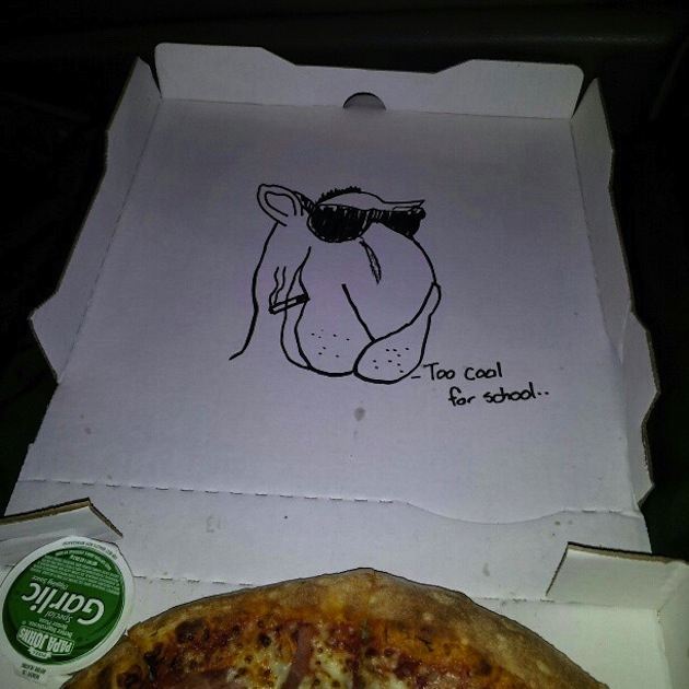 12 Examples of Creative Pizza Box Art