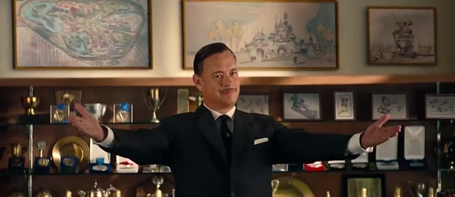 Movie Trailer: Saving Mr. Banks, starring Tom Hanks as Walt Disney