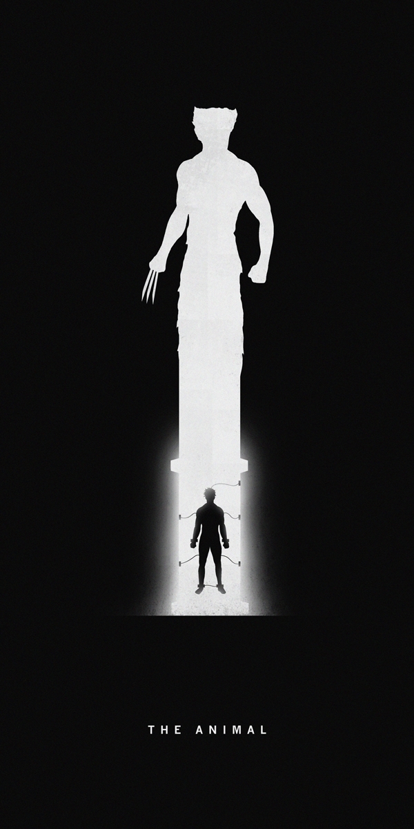Awesome Silhouettes of Superheroes Reveal Their Past and Present 