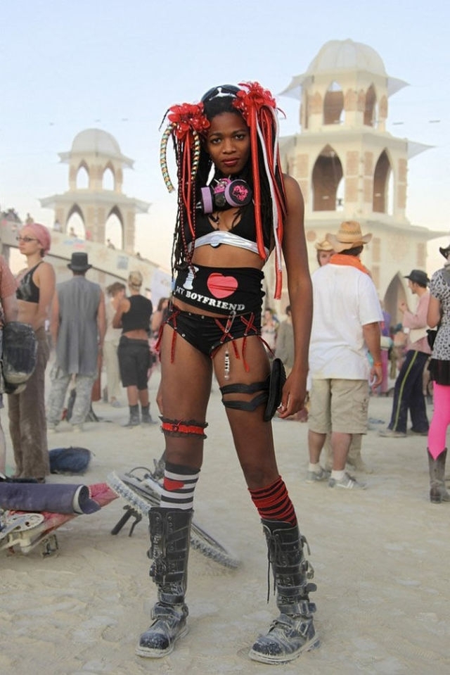 The Funky and Freaky Girls at the “Burning Man” Festival