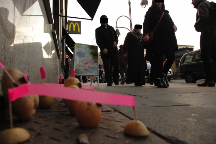 Hilarious Food Art Features Potatoes Wearing Pink Sunglasses