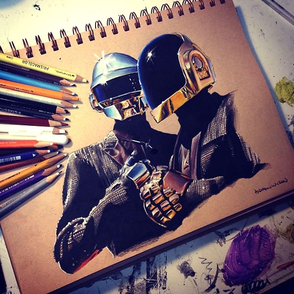 Awesome Pop Culture Pencil Art That Leaps Off The Page 