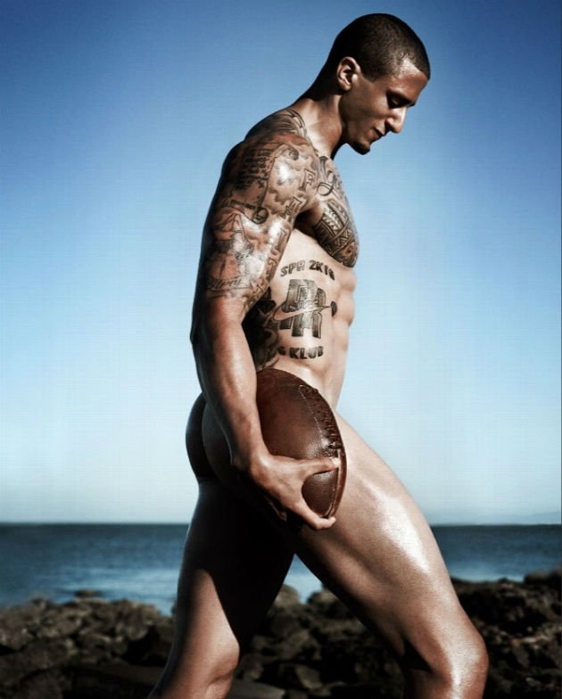 NFL Player Colin Kaepernick Strips Down for the ESPN Body Issue 