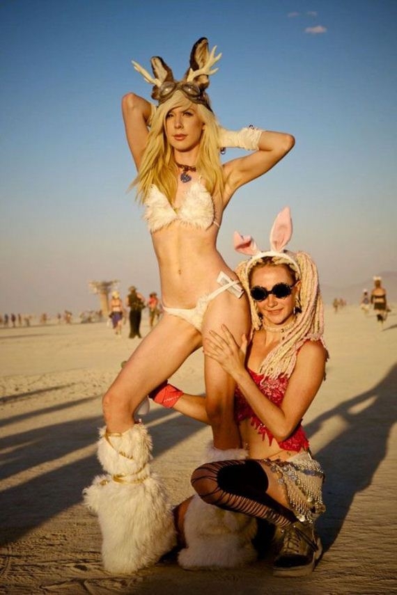 Sexy Burning Man Chicks.