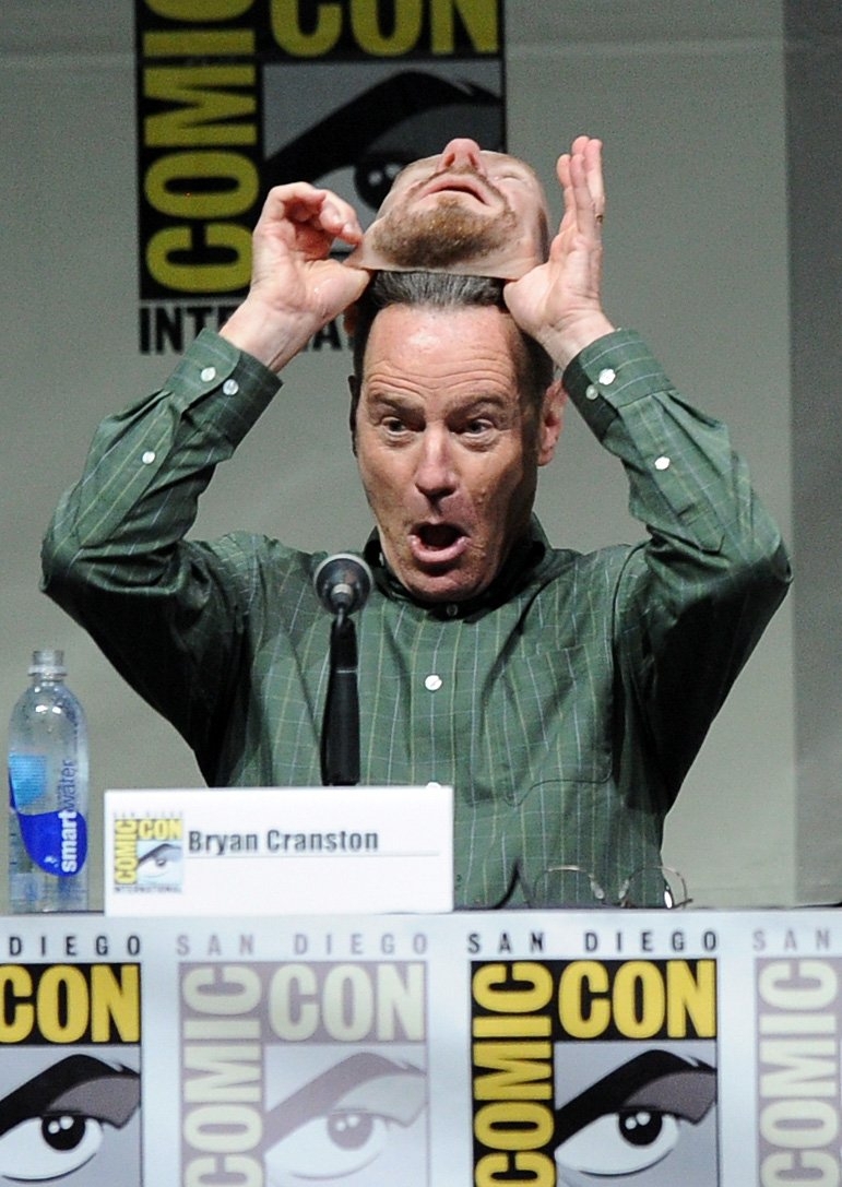 Bryan Cranston went to Comic-Con dressed as Walter White