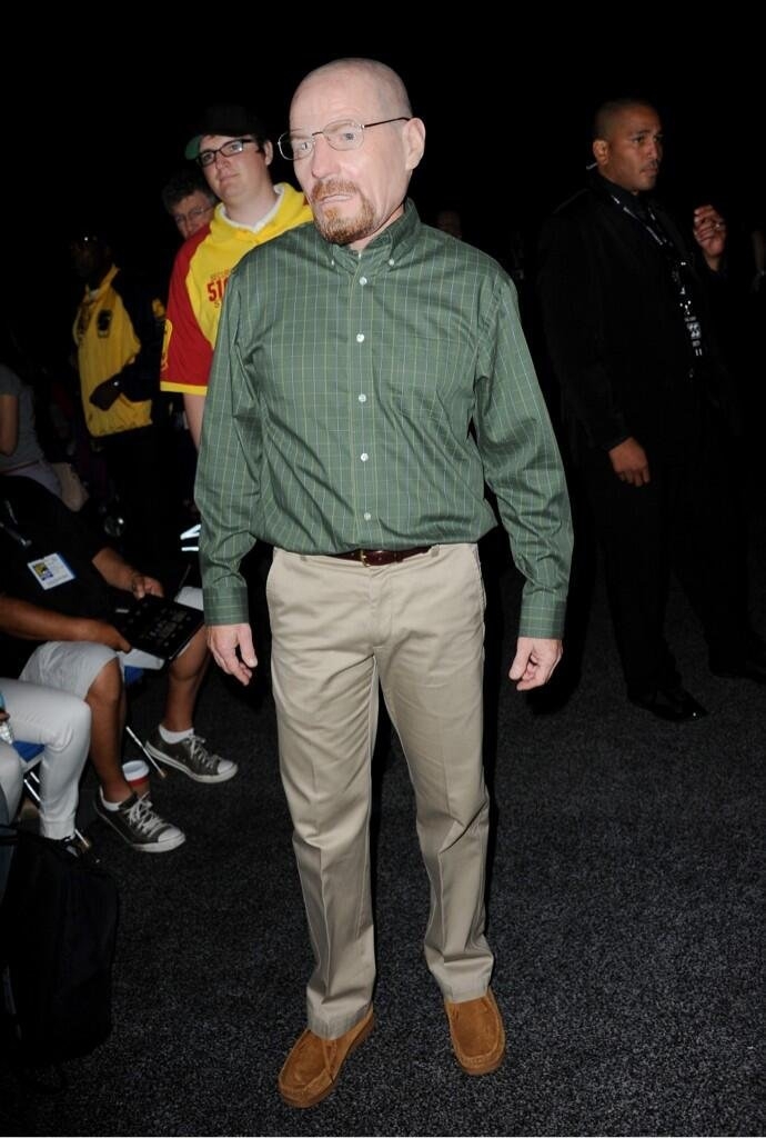 Bryan Cranston went to Comic-Con dressed as Walter White