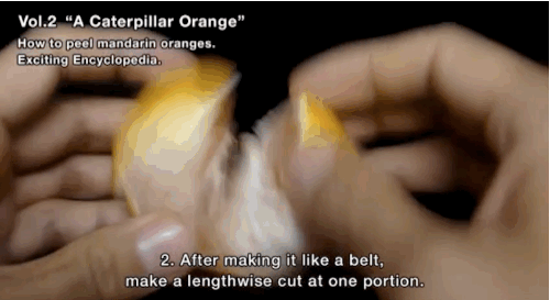 How to Peel Oranges in Style 