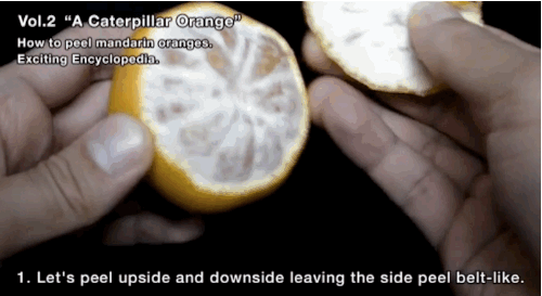 How to Peel Oranges in Style 