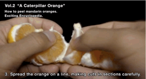 How to Peel Oranges in Style 