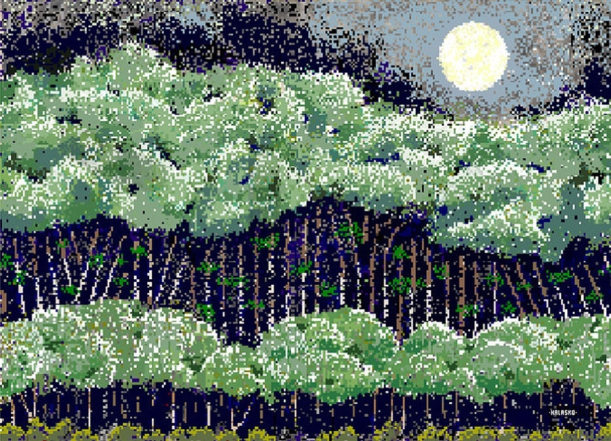 Blind WW2 Veteran Creates Incredible Pixel Art With MS Paint