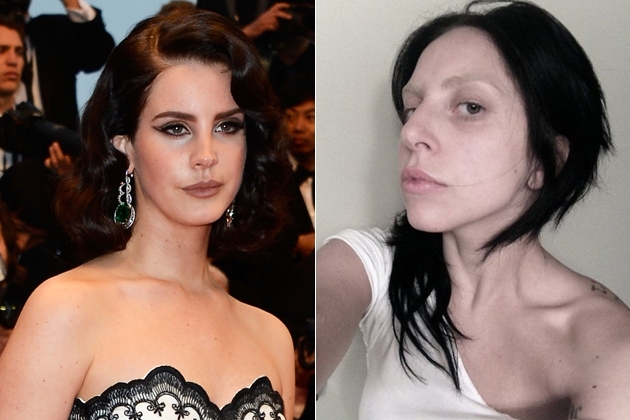 Gaga Goes Dark and Makeup Free as an Old Lana Del Rey Song Surfaces