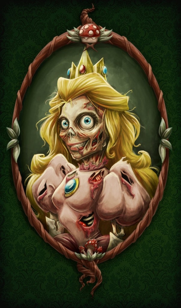 Dead Princess Peach Fan Art Is A Thing That Exists 