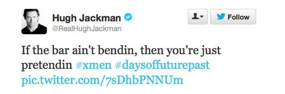 Hugh Jackman Tweets X-Men Weight Lifting Photo With Funny Caption