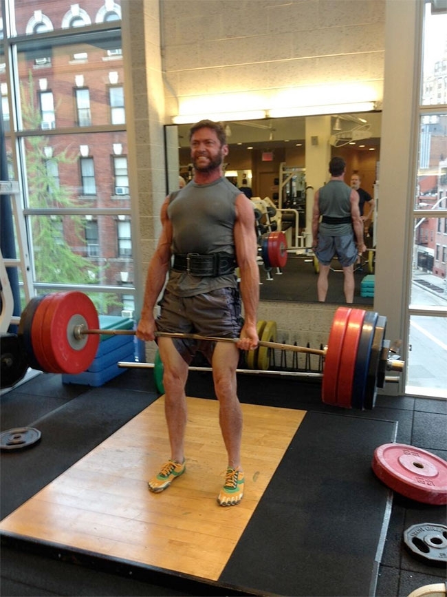 Hugh Jackman Tweets X-Men Weight Lifting Photo With Funny Caption