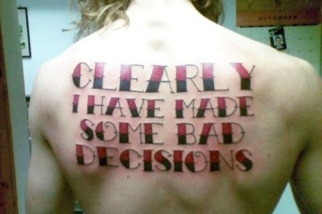 Awful Tattoos To Make You Lose Faith In Humanity