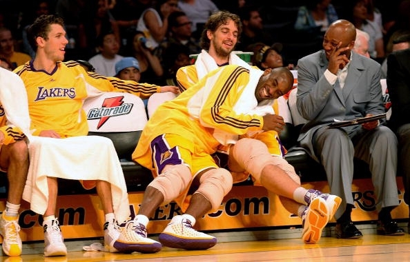 Laker Love: 12 Photos Of Kobe Bryant & Pau Gasol Bro-mancing