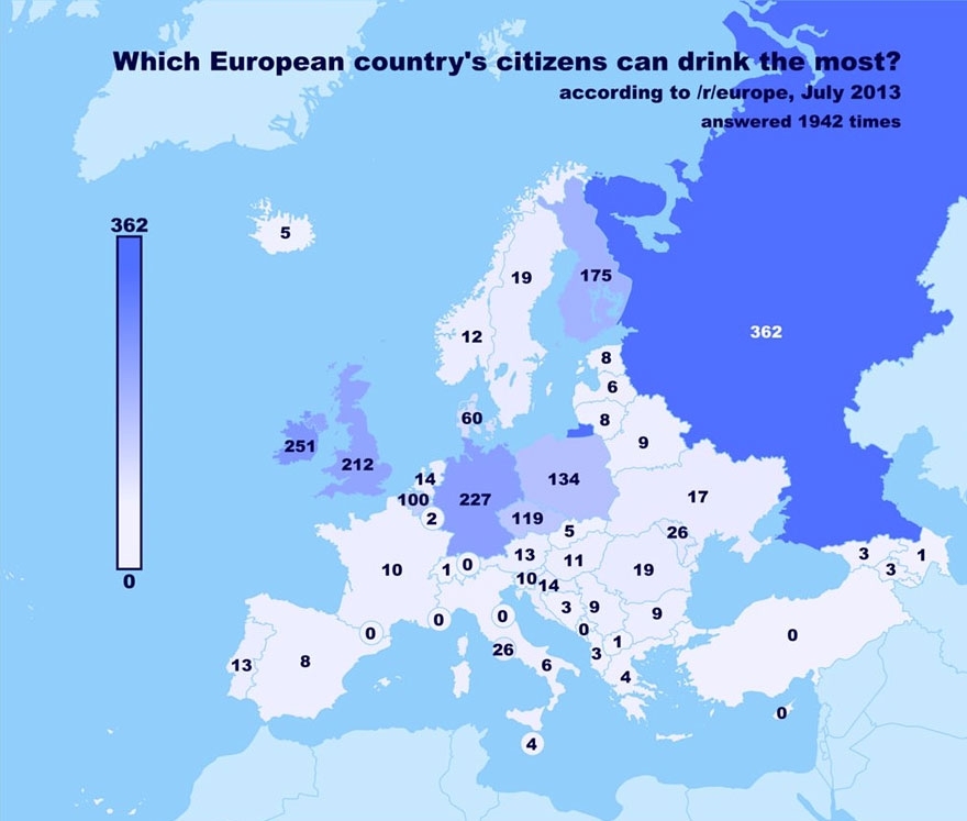 European Citizens Who Drink the Most