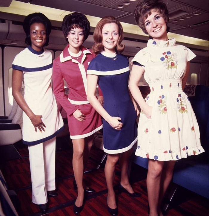 A Retrospective On 50 Years Of Flight Attendant Fashion