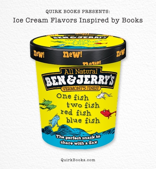 Mock Ben & Jerry’s Ice Cream Flavors Based on Well-Known Books