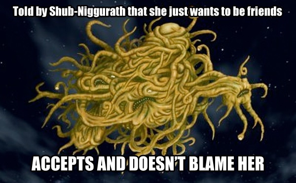 Feminist Yog-Sothoth Meme Sees All, Would Appreciate A Trigger Warning