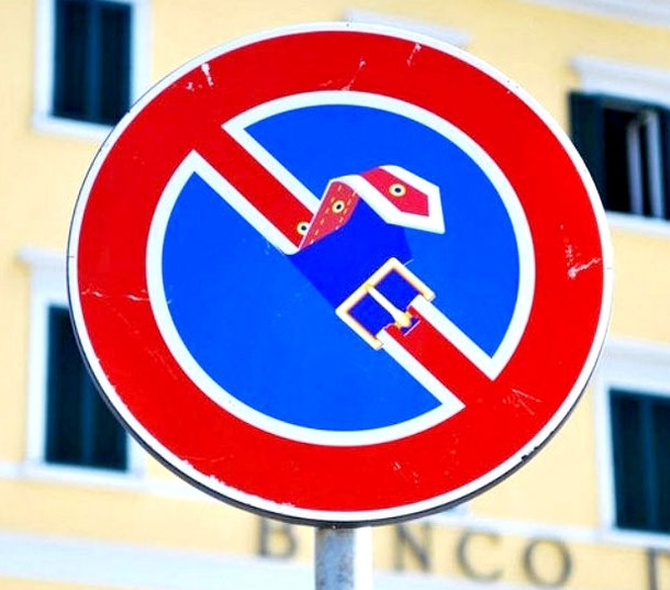 French Street Artist Loves To Hijacks Street Signs