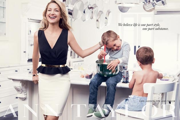 CELEBS! Kate Hudson and Nephews Appear in New Ann Taylor Ad Campaign