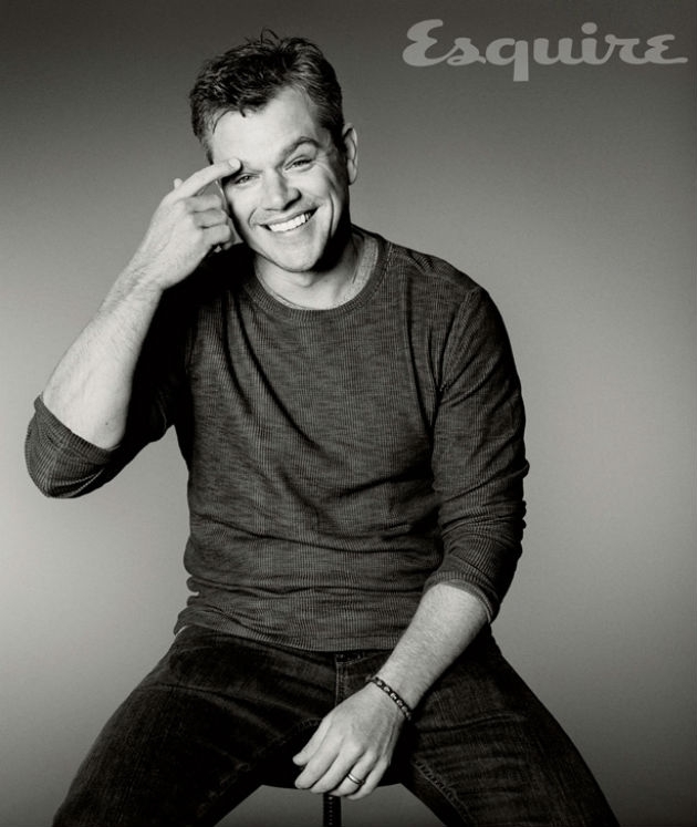 Matt Damon Goes Black and White for Esquire